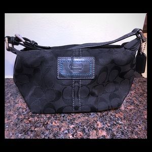 Coach purse - mini shoulder black